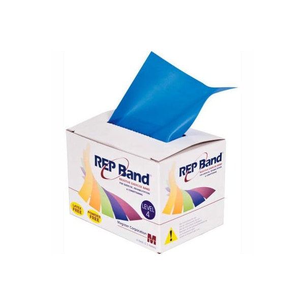 REP Band Latex Free Exercise Band, Blueberry, 6 Yard Roll/Box